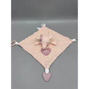 Dreamgro Pink Elephant Little Love Lovey Activity Security Blanket
